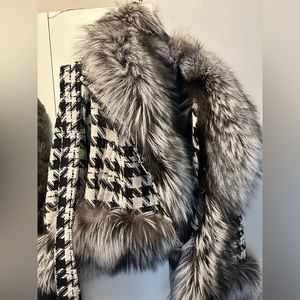 Fox fur coat